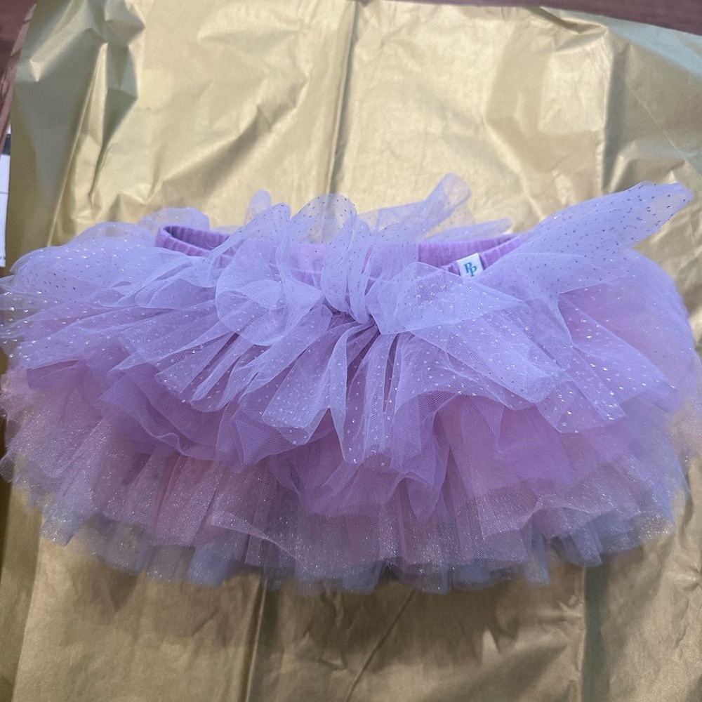 Posh Peanut - Rainbow Tutu Skirt with Bummies